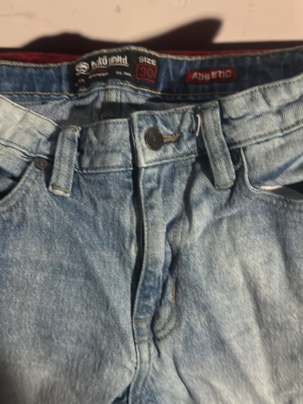 Ecko Unlimited Light Blue Washed Denim Jeans